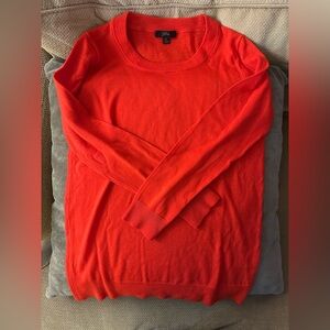 J. crew Red Sweater, NWOT